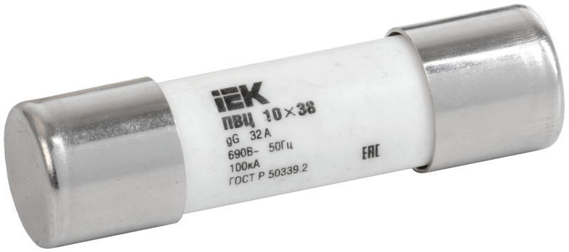 Плавка вставка циліндрична ПВЦ 10х38 8А IEK