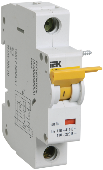 Незалежний Розчіплювач РН60 на DIN-рейку IEK