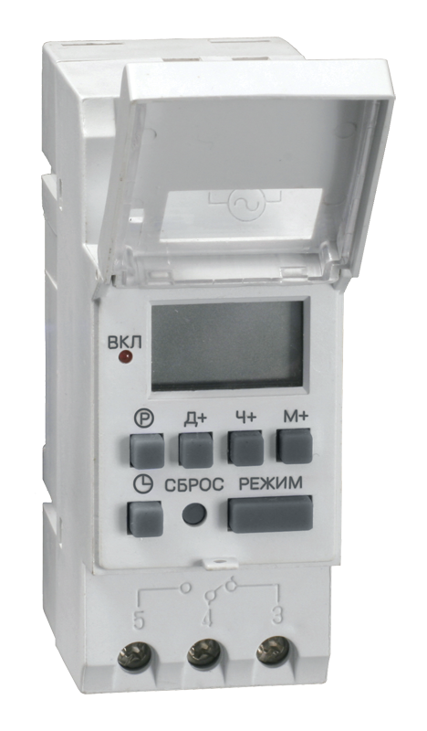 Таймер ТЭ15 цифровий 16А 230В на DIN-рейку IEK