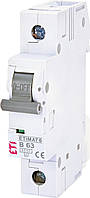 Автоматический выключатель ETIMAT 6AC х-ка B 63А 1P 2111522