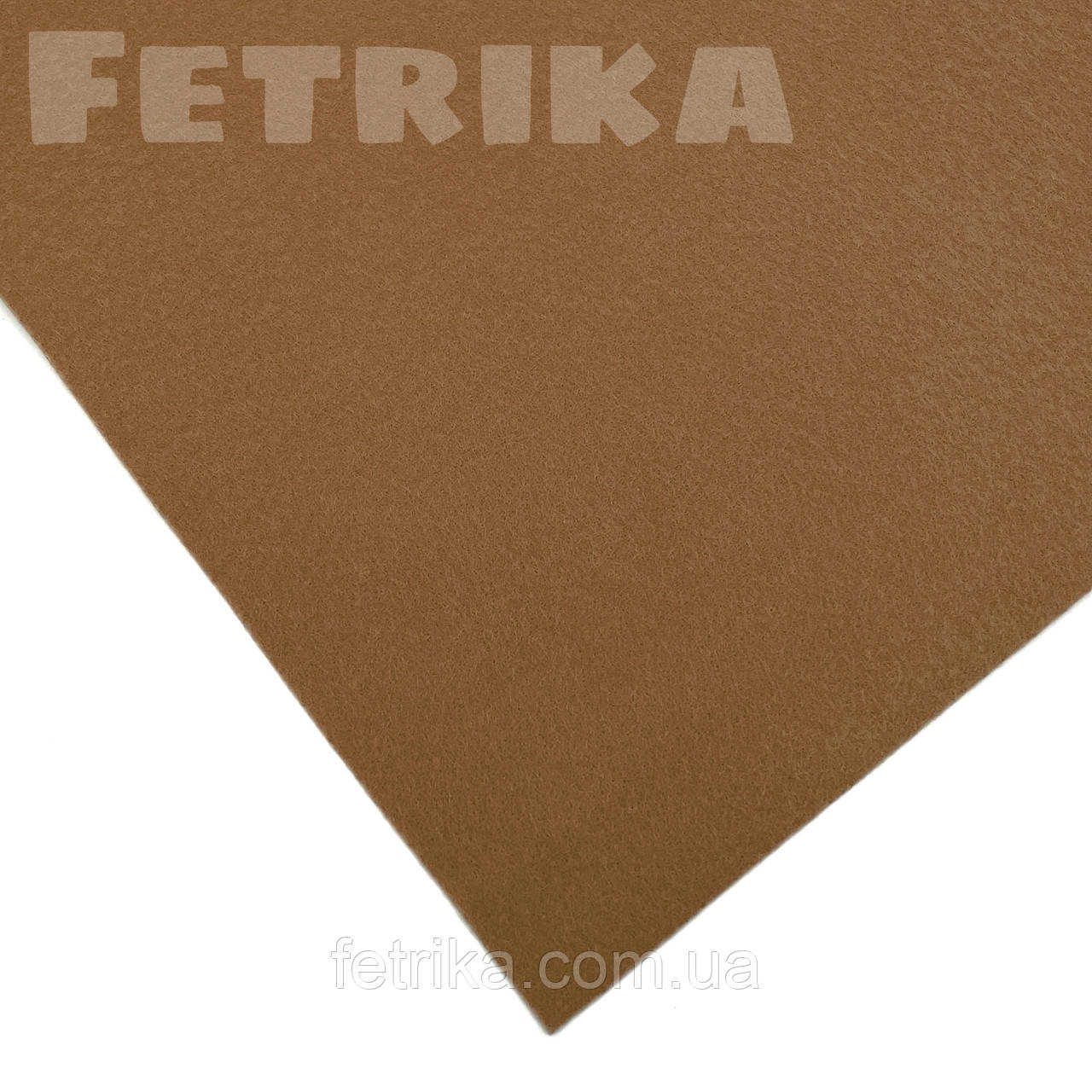 Фетр корейський м'який 1,2 мм, 20*30 см, МОЛОЧНИЙ ШОКОЛАД, № RN-35