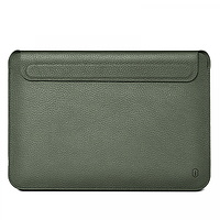 Чехол-папка WIWU Skin Pro Geniunie Lether Sleeve Series for MacBook Pro 13 M1 [2016-2021], Green