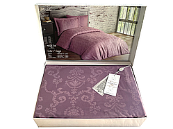 Комплект постільної білизни Maison D'or Mirabella Lilac сатин 220-160 см фіолетовий