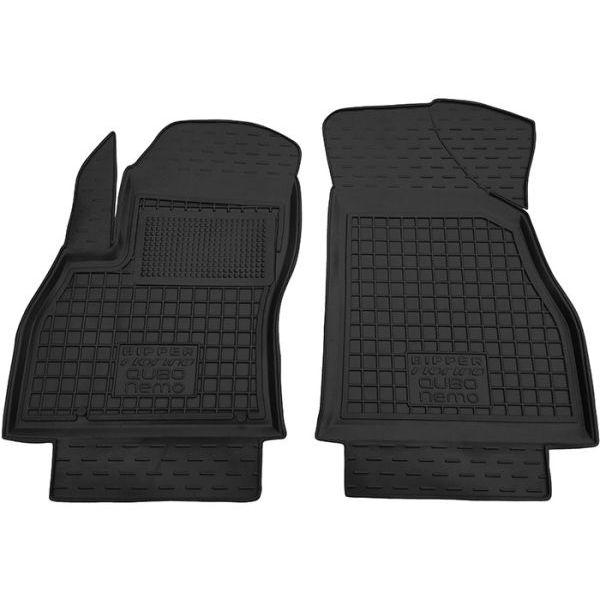 Передні гумові килимки в автомобіль Fiat Qubo Fiorino 08-, фото 1