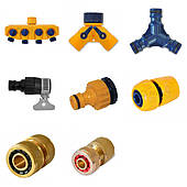 Фітинги й крани для поливальних систем