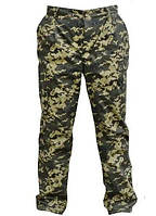 Військові тактичні чоловічі штани прямого покрою темний піксель р.46.