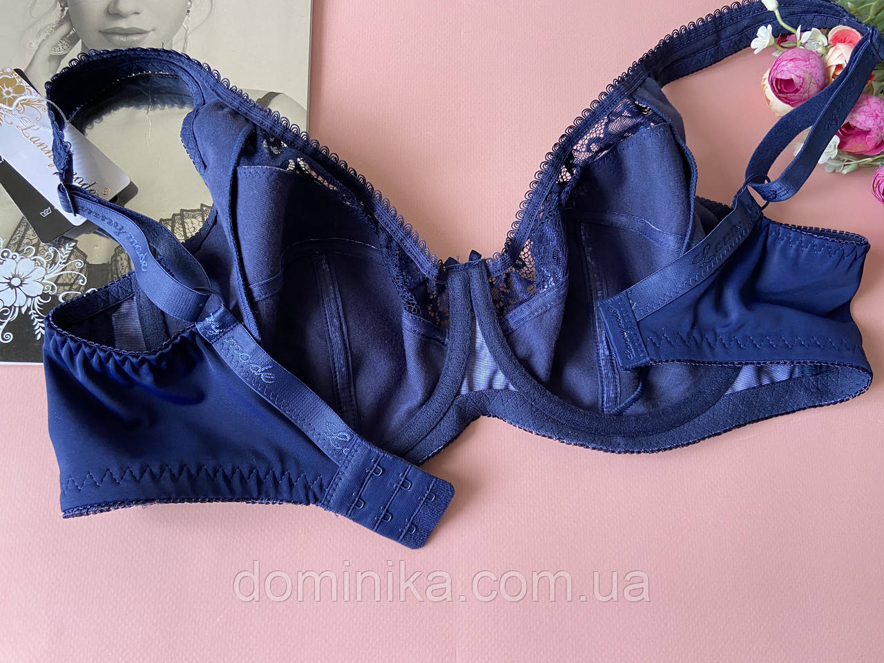 Купить 80/85/90G Бюстгальтер больших размеров с широкими лямками цвет ...