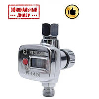 Редуктор к покрасочному пистолету 1/4" INTERTOOL с цифровым манометром (PT-1424)