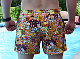Чоловічі пляжні короткі літні шорти для відпочинку на морі з поліестеру, фото 5