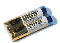 Батарейка LR03/AAA GP Ultra Plus alkaline щелочная (2 шт. в плёнке) 24AUP-2S2