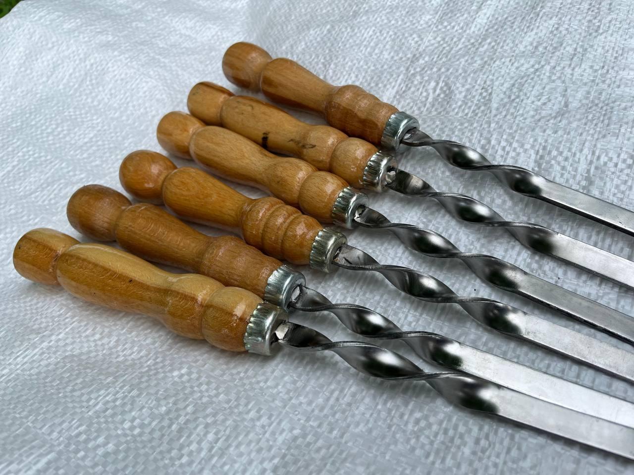 Шампур для мангалу 3 мм 65 см, фото 1