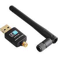 Двухдиапазонный Wi-Fi USB адаптер U&P 5B10 600M Black (SHT-5B10-BK)