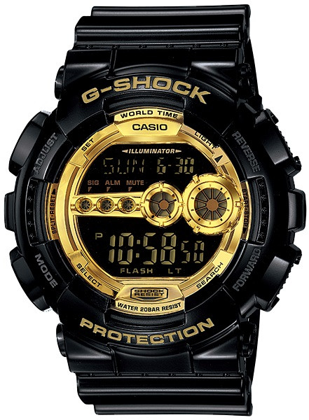 Годинник чоловічий G-Shock Casio GD-100GB-1ER протиударний водонепроникний