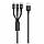 Кабель Hoco X14 Times Speed 3in1 USB - (Lightning+MicroUSB+Type-C) 2A/1m (Чорний), фото 5