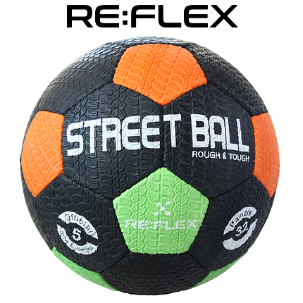 М'яч футбольний спортивний ігровий м'яч для футболу RE: FLEX Street Ball, фото 1