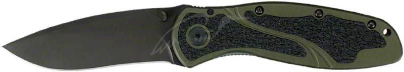 Нож Kershaw Blur Black Blade, ц:olive / на складе, фото 1