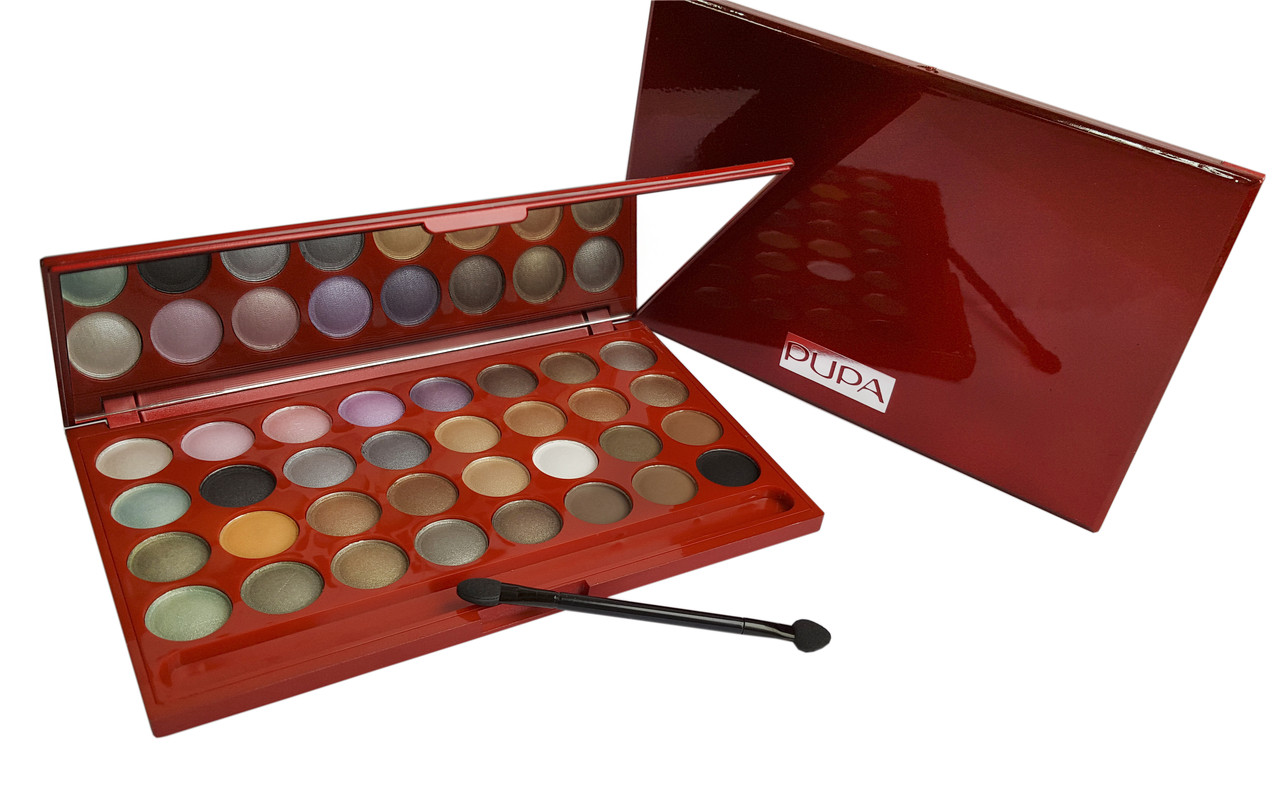 Тіні Pupa Milano 32 Colour Eyeshadow (Пупа Мілано 32 Колор Еашадоу), фото 1