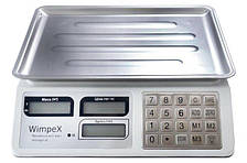 Ваги торговельні електронні WimpeX WX-5004 до 50 кг 6v ( ваги для торгівлі)