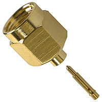 Разъем 132101 SMA Connector Plug, Male Pin 50Ohm Free Hanging (In-Line) Solder