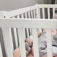 Дитяче ліжечко Верес Соня Монако ЛД5 Біле, фото 5
