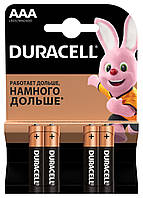 Батарейка LR03/AAA DURACELL MN2400 alkaline лужна (4 шт. у блістері)