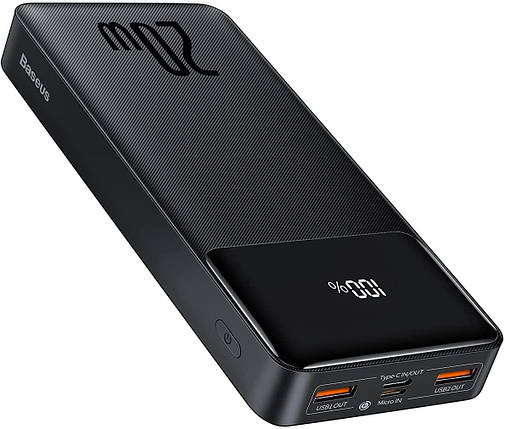 Power Bank Baseus 20000mah 20w PD QC 4.0 Fast Charging Type-C LED (PPBD20K), фото 1