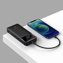 Power Bank Baseus 20000mah 20w PD QC 4.0 Fast Charging Type-C LED (PPBD20K), фото 6