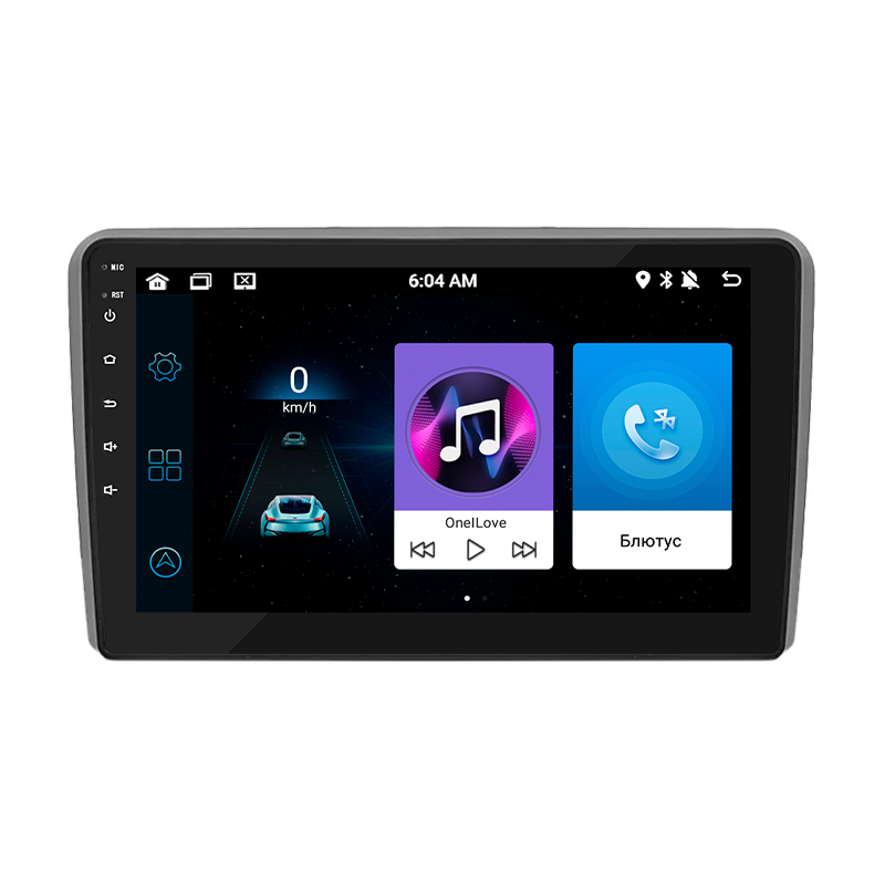 Штатна магнітола Lesko для Audi A3 II (8P) Рестайлінг 2 2008-2013 9" 2+32 Wi-Fi GPS Андроїд ауді