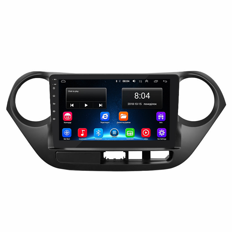 Штатна магнітола Lesko Hyundai i10 (2007-2019 р.) 9" 2+32 Wi-Fi Optima GPS Android Хюндай