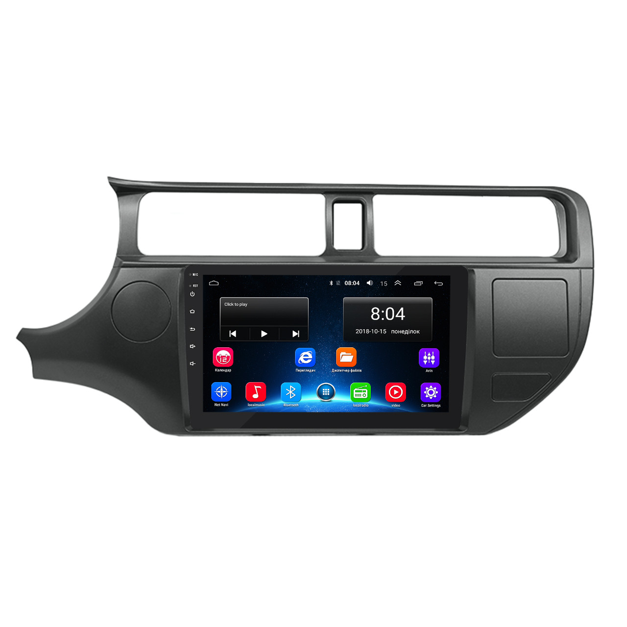 Штатна магнітола Lesko Kia Rio 3 2011-2015 9" 2+32 Wi-Fi GPS Optima