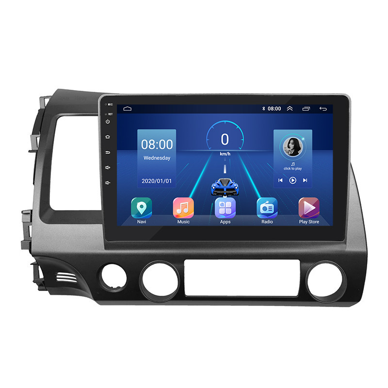 Штатна магнітола Lesko для Honda Civic VIII Рестайлінг 2008-2012 екран 10" 2/32Gb/ 4G/ Wi-Fi Premium GPS