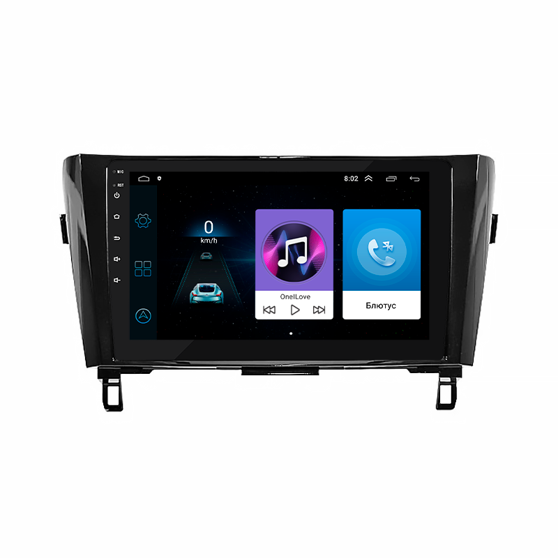 Штатна магнітола Lesko для Nissan Qashqai II Рестайлінг 2017-н.в. екран 10" 1/16Gb/Wi-Fi Optima GPS Андроїд