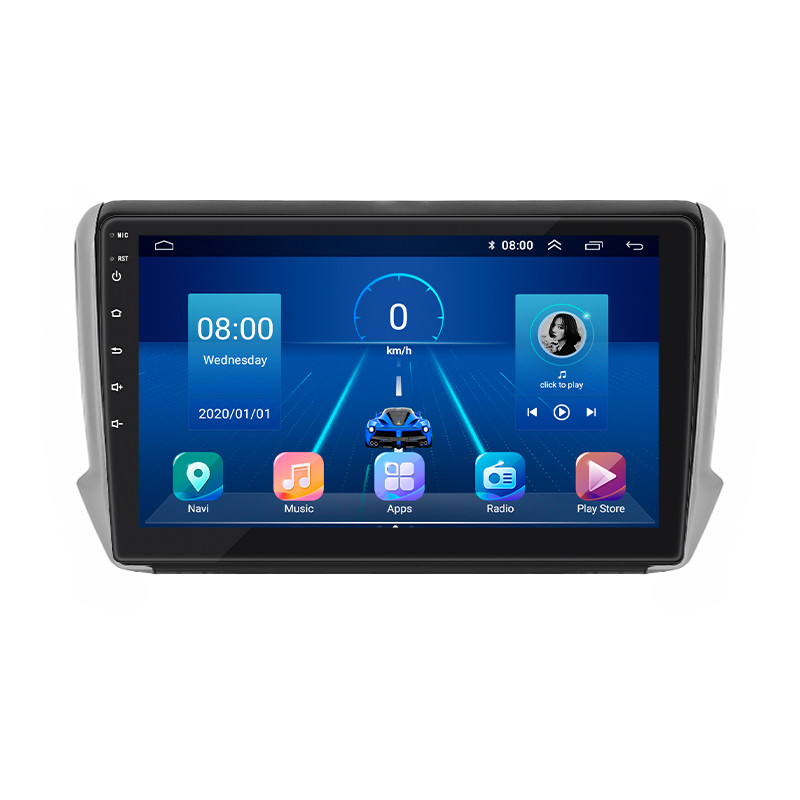 Штатна магнітола Lesko для Peugeot 2008 I 2013-2016 екран 10" 2/32Gb/4G/ Wi-Fi Premium GPS