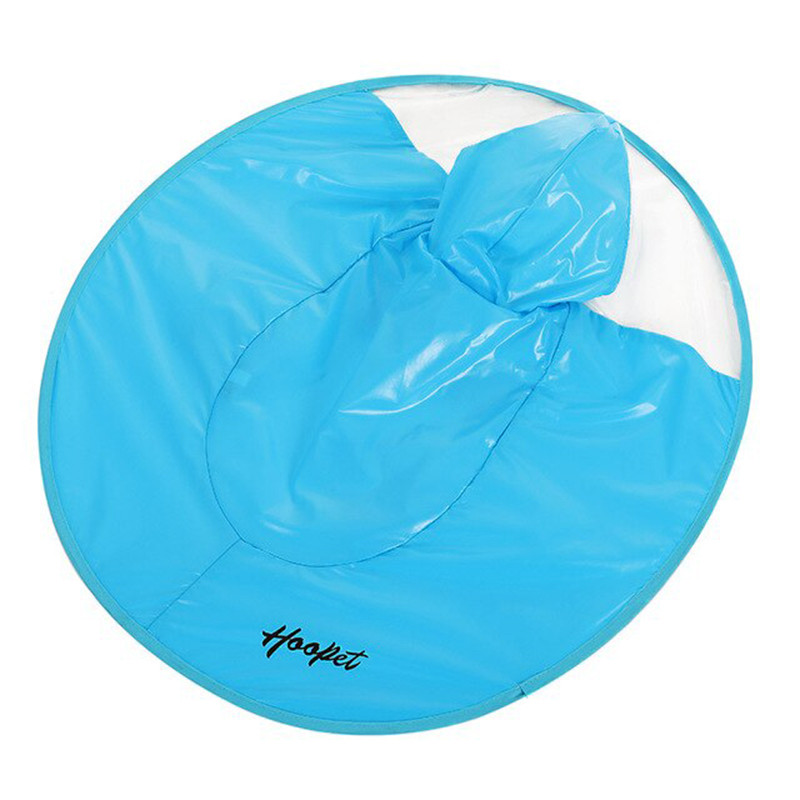 Дощовик для собак Hoopet HY-1555 Blue XL куртка плащівка для тварин