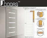 Двері міжкімнатні Оміс Smart Doors 026 у кольорі дуб димчастий, фото 5