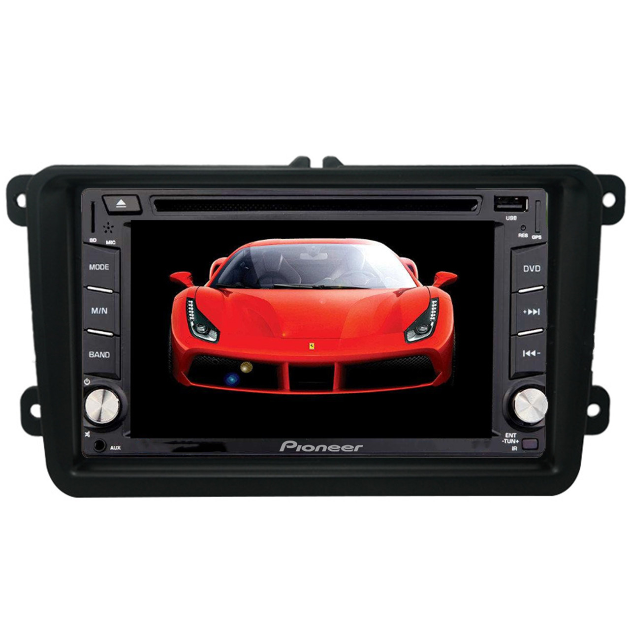 Перехідна рамка 2 DIN для Volkswagen Touran/Jetta/Golf/Tiguan 2009 (YE-VW 007) 178x102mm