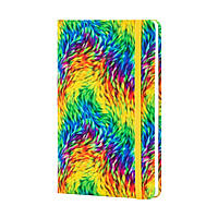 Деловой дневник А5 на резинке, твёрдая обложка "Rainbow", клетка, 128 л., O27190-01