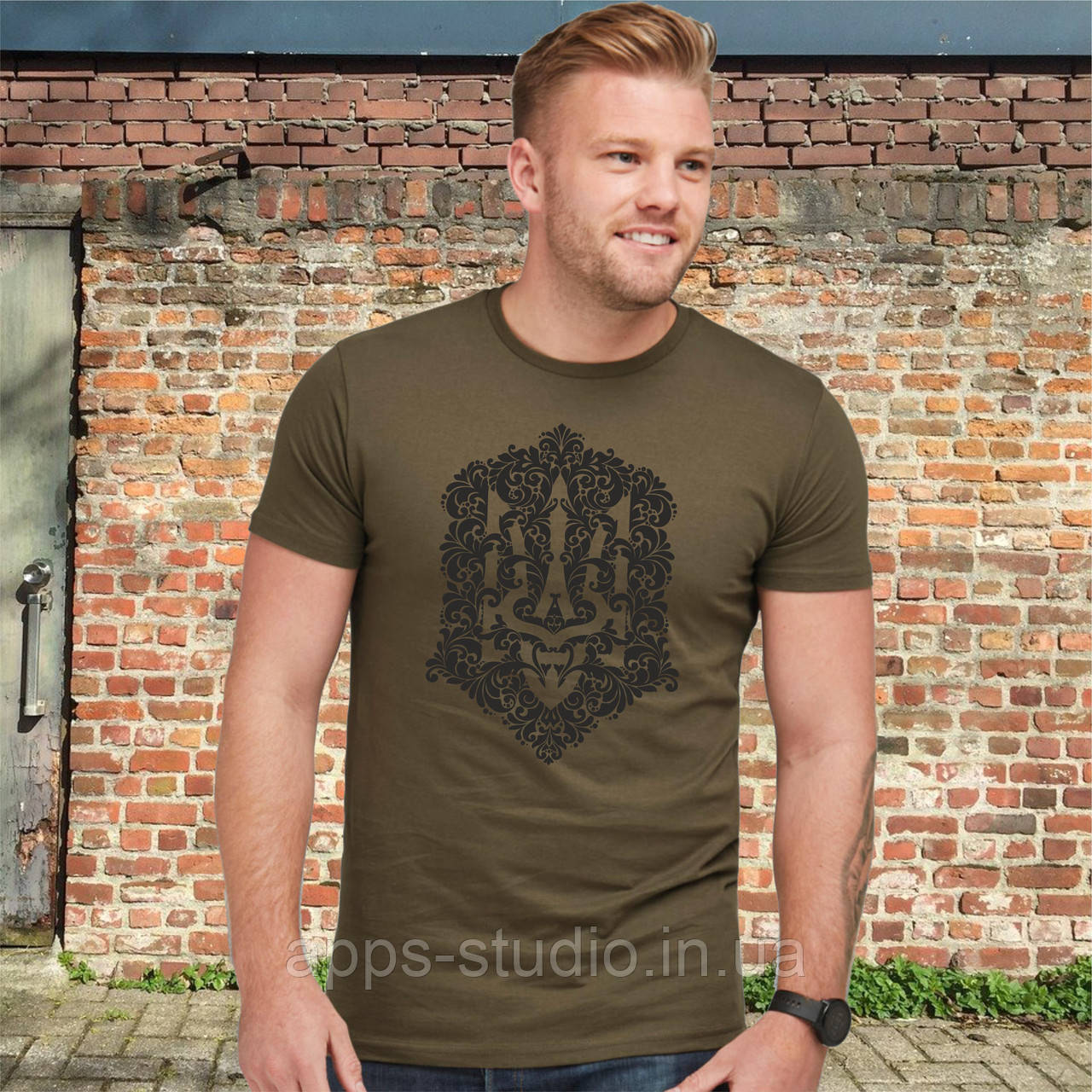 Футболка герб України "military"