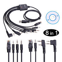 Універсальний USB кабель програмування рацій 8 в 1 WakeSnow для Baofeng, Motorola, Kenwood, Yaesu, фото 3