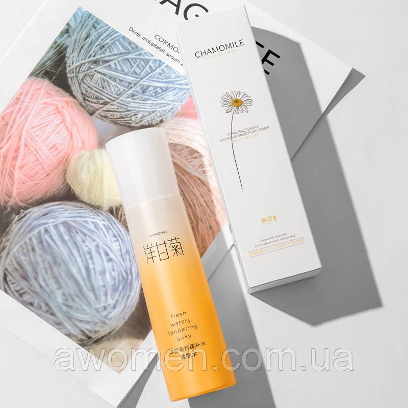 Тонер для обличчя Hankey Chamomile з екстрактом ромашка 120 ml