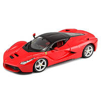Феррари Ferrari F70/F150 машинка игрушка 1:24, модель LaFerrari, красный-белый, BBURAGO