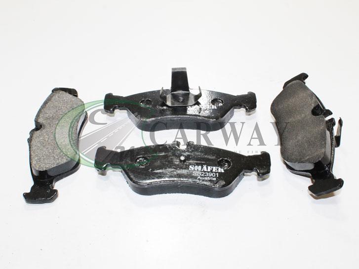 Колодки гальмівні задні MB Sprinter 96-ATE (без пластин) SB23901C Shafer, фото 1