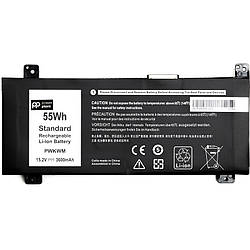 Акумулятор PowerPlant для ноутбуків DELL Inspiron 14-7466 (PWKWM) 15.2 V 3600mAh