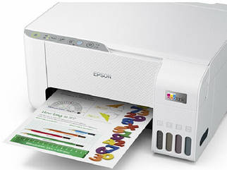Багатофункціональний пристрій A4 Epson L3256 (кольоровий принтер (4color)/сканер/копір, WI-FI, USB)  Білий