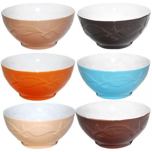 Набір 6 піал Coloured Ceramics Branch 640 мл