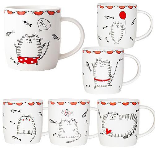 Кухоль порцеляновий "Cat story" 360 мл, фото 1