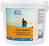 Chemoform Brom Tabletten (таблетки 200 г) 5 кг бром для бассейна