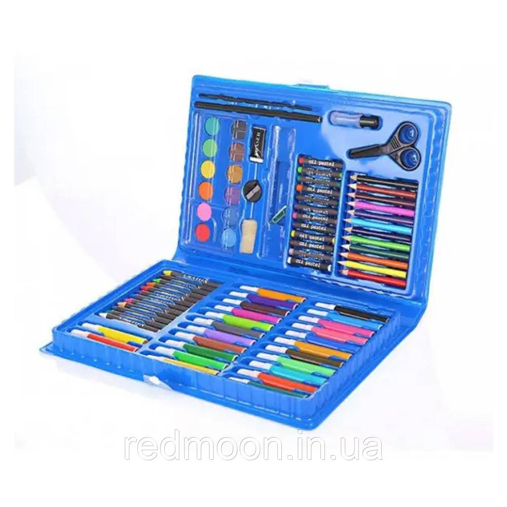 Дитячий набір для малювання з 86 предметів / Набір для творчості / Набір для малювання, фото 1