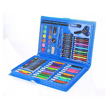 Дитячий набір для малювання з 86 предметів / Набір для творчості / Набір для малювання