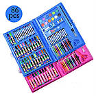 Дитячий набір для малювання з 86 предметів / Набір для творчості / Набір для малювання, фото 7